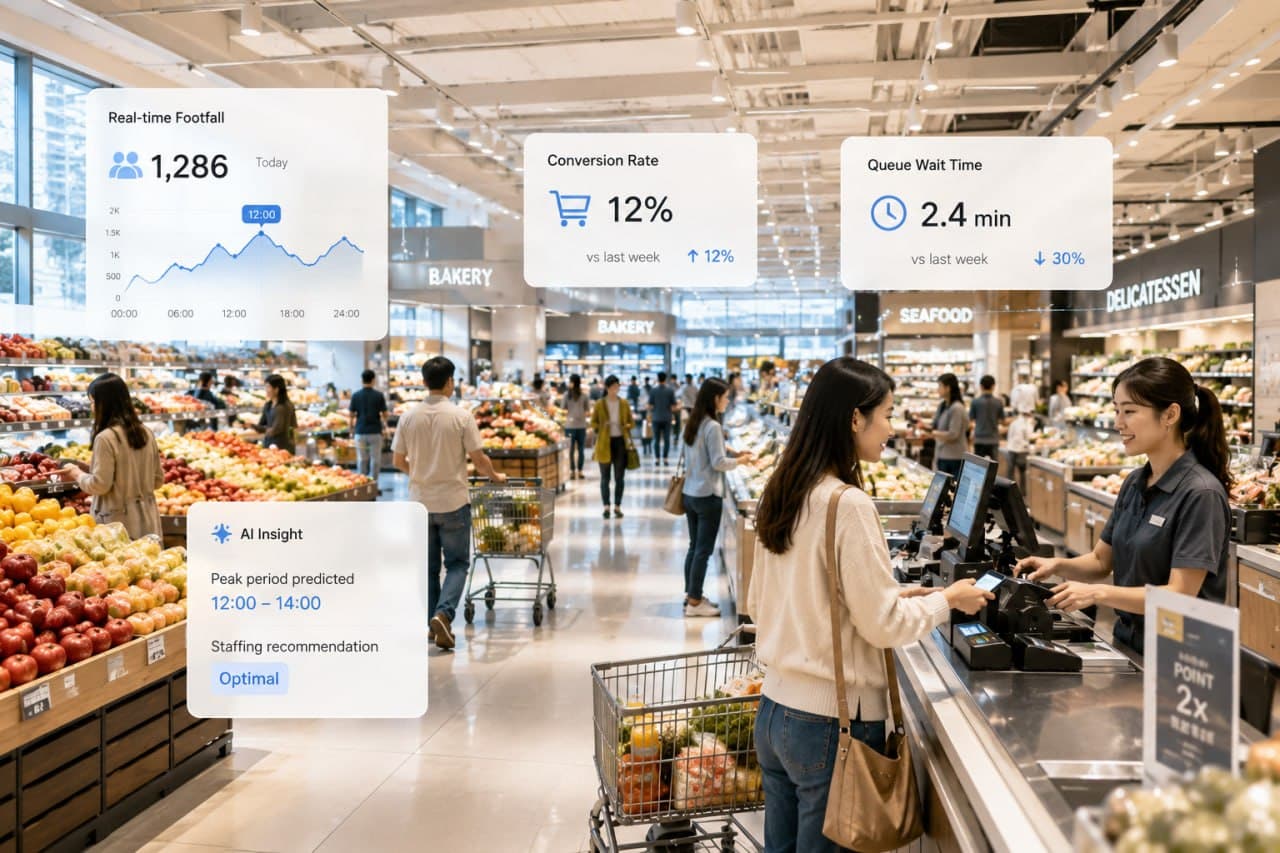 AI Intelligence Delivers for Your Stores - Real-time retail analytics overlay